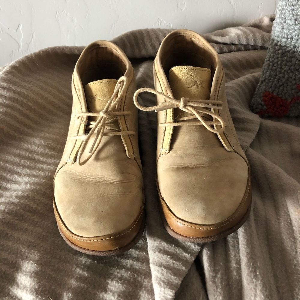 Chaco Women's Beige Tan Leather Moccasin-Style Lace-Up Shoes - Picture 4 of 4